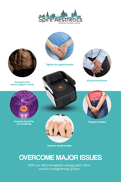 Image of EMS chair to treat Urine leakage Balsall from Spire Aesthetics
