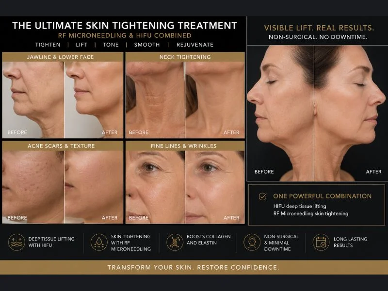 Results of combined treatment for the ultimate skin tightening treatment Balsall